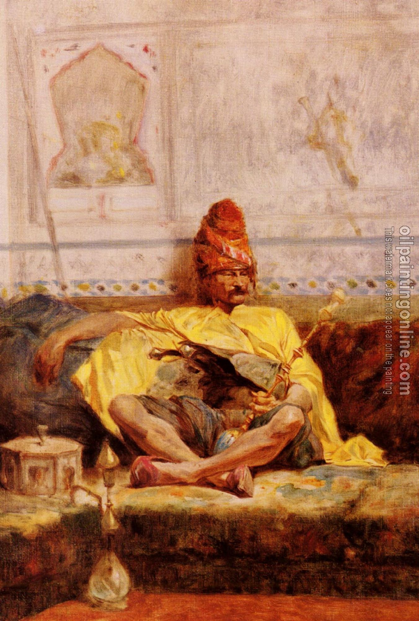 Bargue, Charles - Seated Bashi-Bazouk